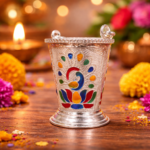 Silver Balti: Gleaming Hues of Holi