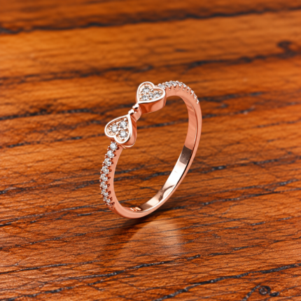 Shimmering Serenity: Sterling Silver Ring with Sublime Sophistication