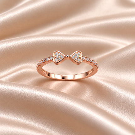 Shimmering Serenity: Sterling Silver Ring with Sublime Sophistication