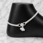 Silver Serenade: Embellished Payal
