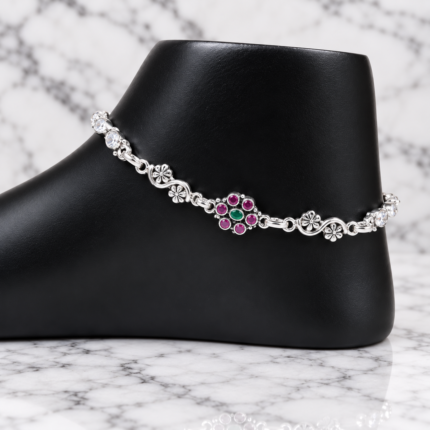 Silver Whispers: Sterling Payal Collection