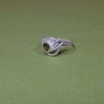 Starlight Whispers: Silver Opal Ring