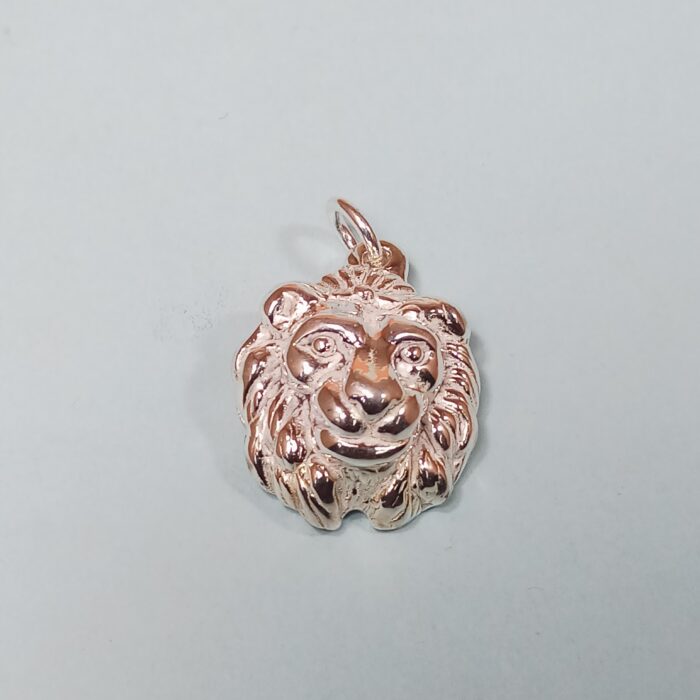 Regal Roar: Sterling Silver Lion Pendant