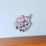 Regal Roar: Sterling Silver Lion Pendant