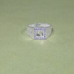 Lettered Elegance: Silver Alphabet Ring Collection