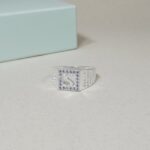 Lettered Elegance: Silver Alphabet Ring Collection