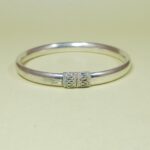 Serenity Shine: Silver Women's Bangle