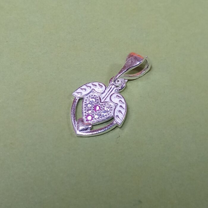 Silver Serenity: Artisan-Crafted Pendant