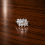 Whispering Meadows: Silver Floral Ring