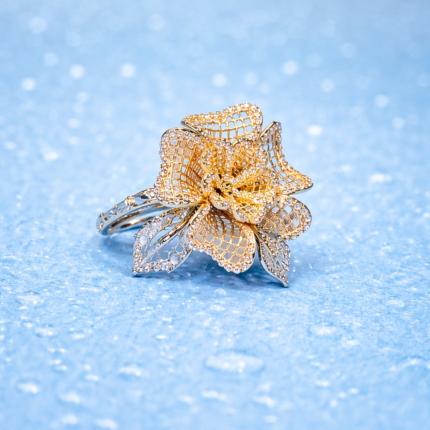 Silver Luminance: Sterling Silver Radiance Ring