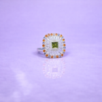 Stellar Shimmer: Silver Constellation Ring