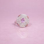 Whispering Breeze: Silver Swirl Ring