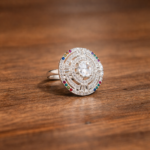 Whispering Breeze: Silver Swirl Ring