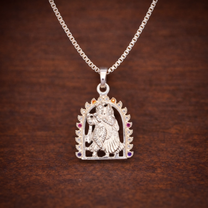 Divine Union: Radhe Krishna Pendant