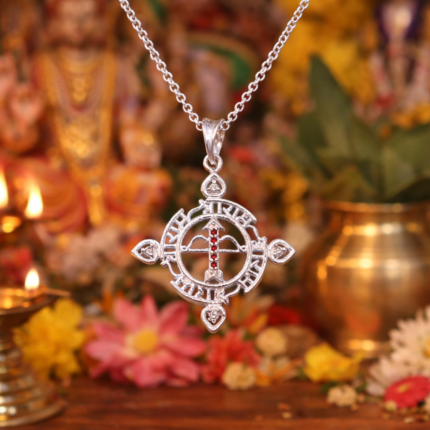 Divine Grace: Silver Shri Ram Pendant