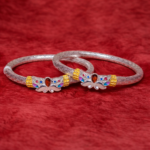 Silver Cascade: Silver Ladies' Kada