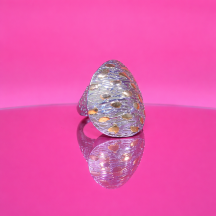 Eternal Gleam: Sterling Silver Infinity Ring