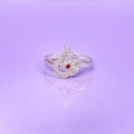 Ethereal Radiance: Silver Opal Ring