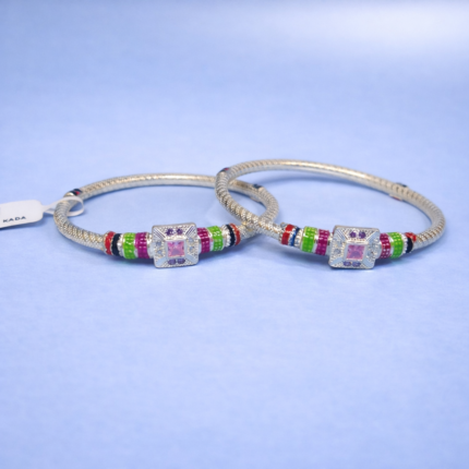 Silver Splendor: Silver Ladies' Kada