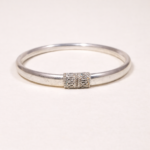 Serenity Shine: Silver Women's Bangle