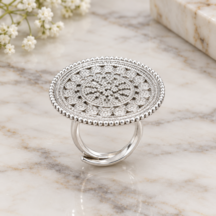 Celestial Gleam: 925 Silver Ring