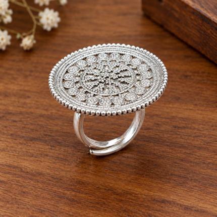 Celestial Gleam: 925 Silver Ring