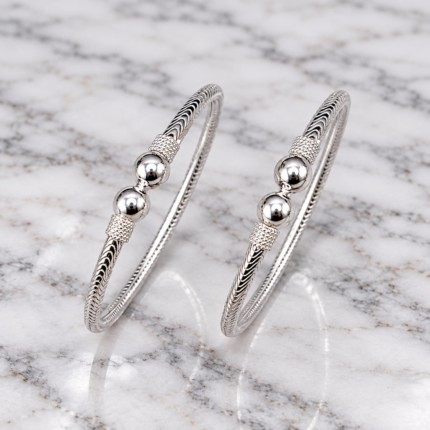 Glimmering Grace: Enchanting Ladies' Kada Collection
