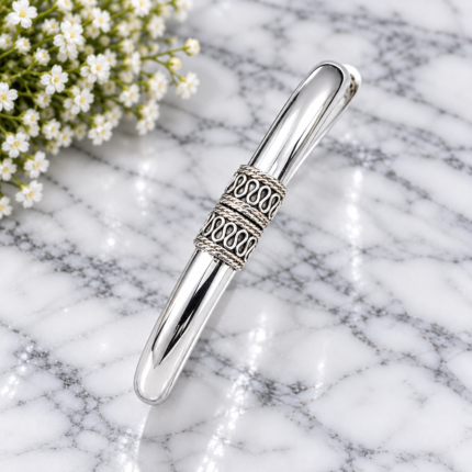 Serenity Shine: Silver Women's Bangle