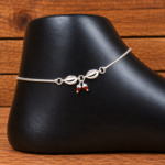 Symphony of Serenity: Silver Shankh Payal