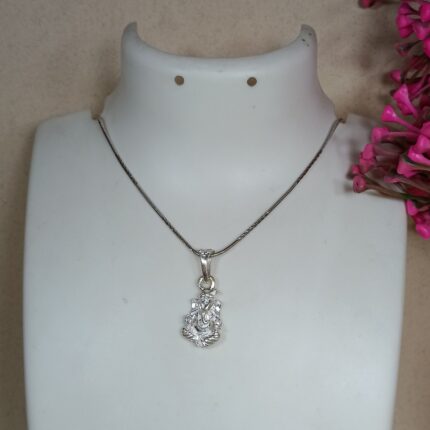 Divine Guardian: Ganesha Pendant (Without Chain)