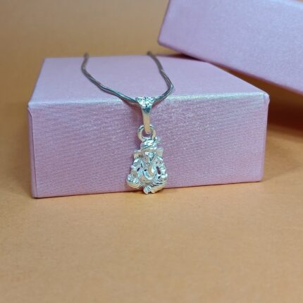 Divine Guardian: Ganesha Pendant (Without Chain)