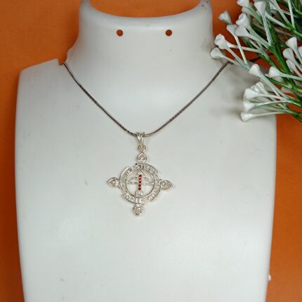 Divine Grace: Silver Shri Ram Pendant