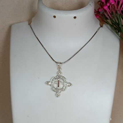Divine Grace: Silver Shri Ram Pendant