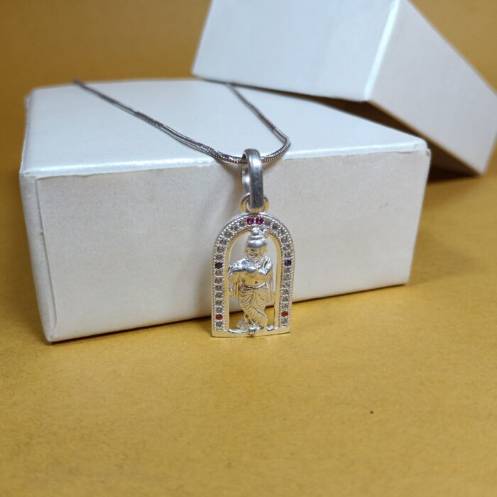 Divine Melody: Krishna Pendant