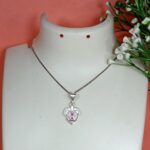 Silver Serenity: Artisan-Crafted Pendant