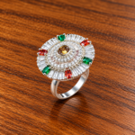 Elegance in Silver: Silver Ring with Intricate Design