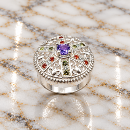 Serene Serenity: Silver Zen Ring