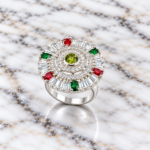 Elegance in Silver: Silver Ring with Intricate Design