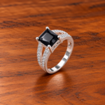 Silver Serenade: Silver Swirl Ring