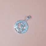 Sacred Serenity: Silver OM Pendant