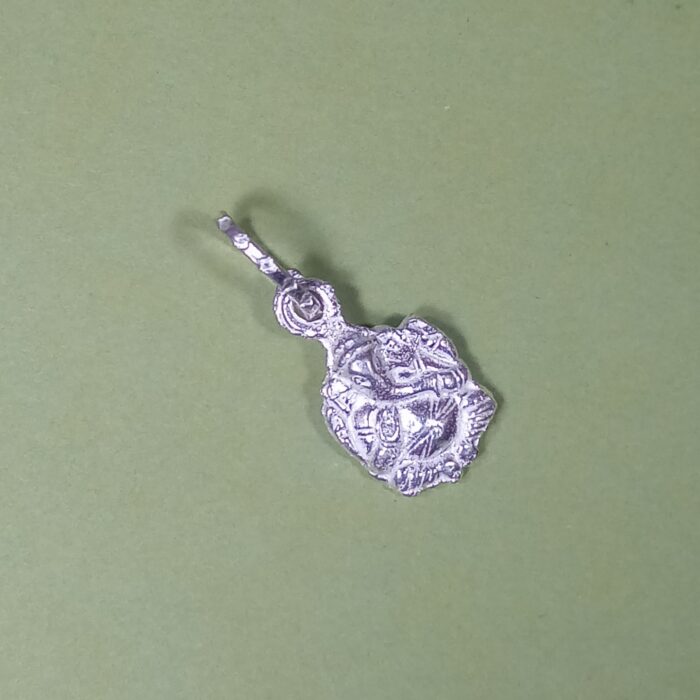 Divine Remover of Obstacles: Silver Ganesh Pendant