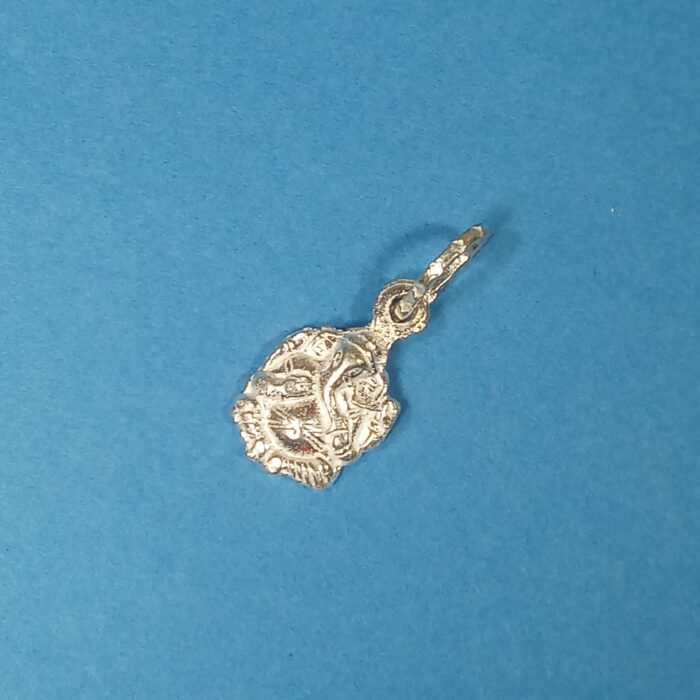 Divine Remover of Obstacles: Silver Ganesh Pendant