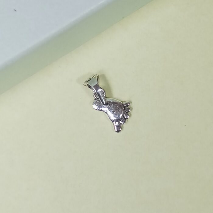 Tiny Toes: Silver Baby Foot Pendant