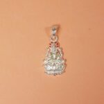 Divine Prosperity: Silver Laxmi Pendant