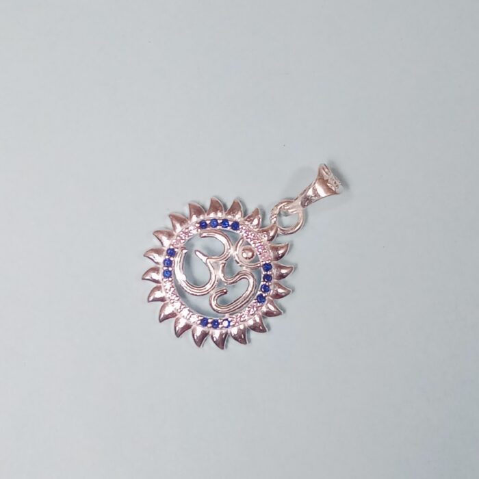 Divine Harmony: Silver OM Pendant