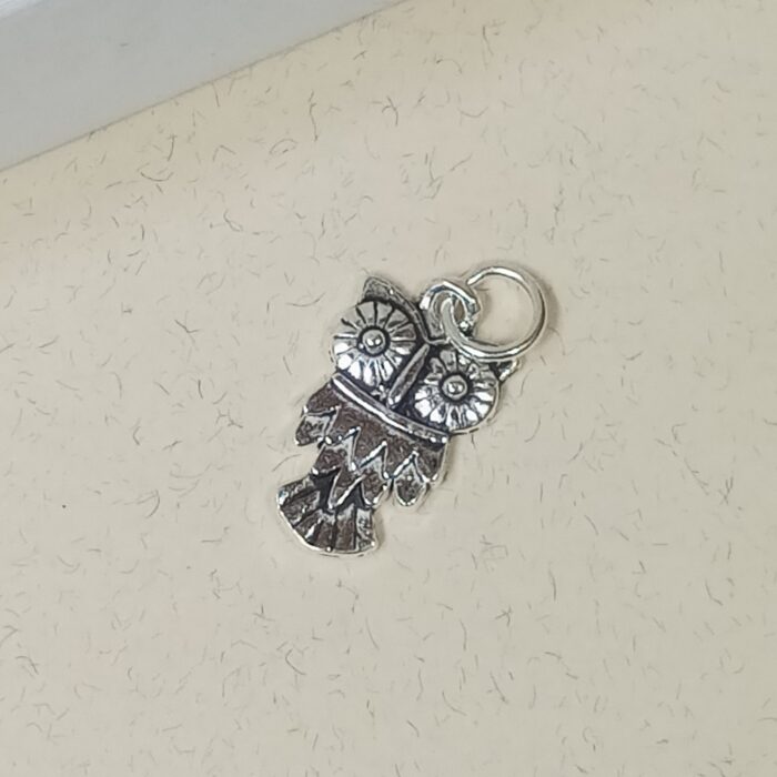 Sinister Seduction: Silver Devil Mouth Pendant