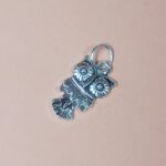 Sinister Seduction: Silver Devil Mouth Pendant