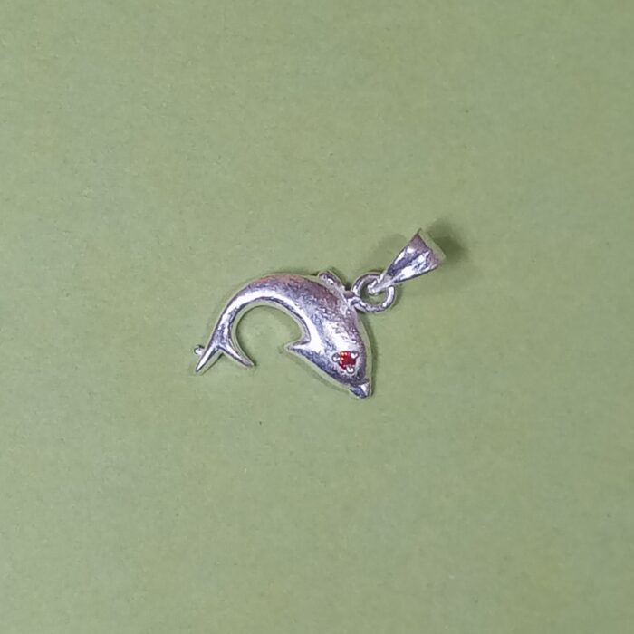 Serenity in Silver: Silver Fish Pendant