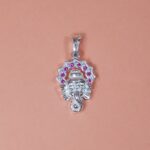 Divine Blessings: Silver Ganesh Pendant