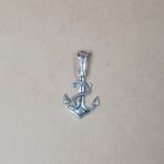 Steadfast Strength: Silver Anchor Pendant